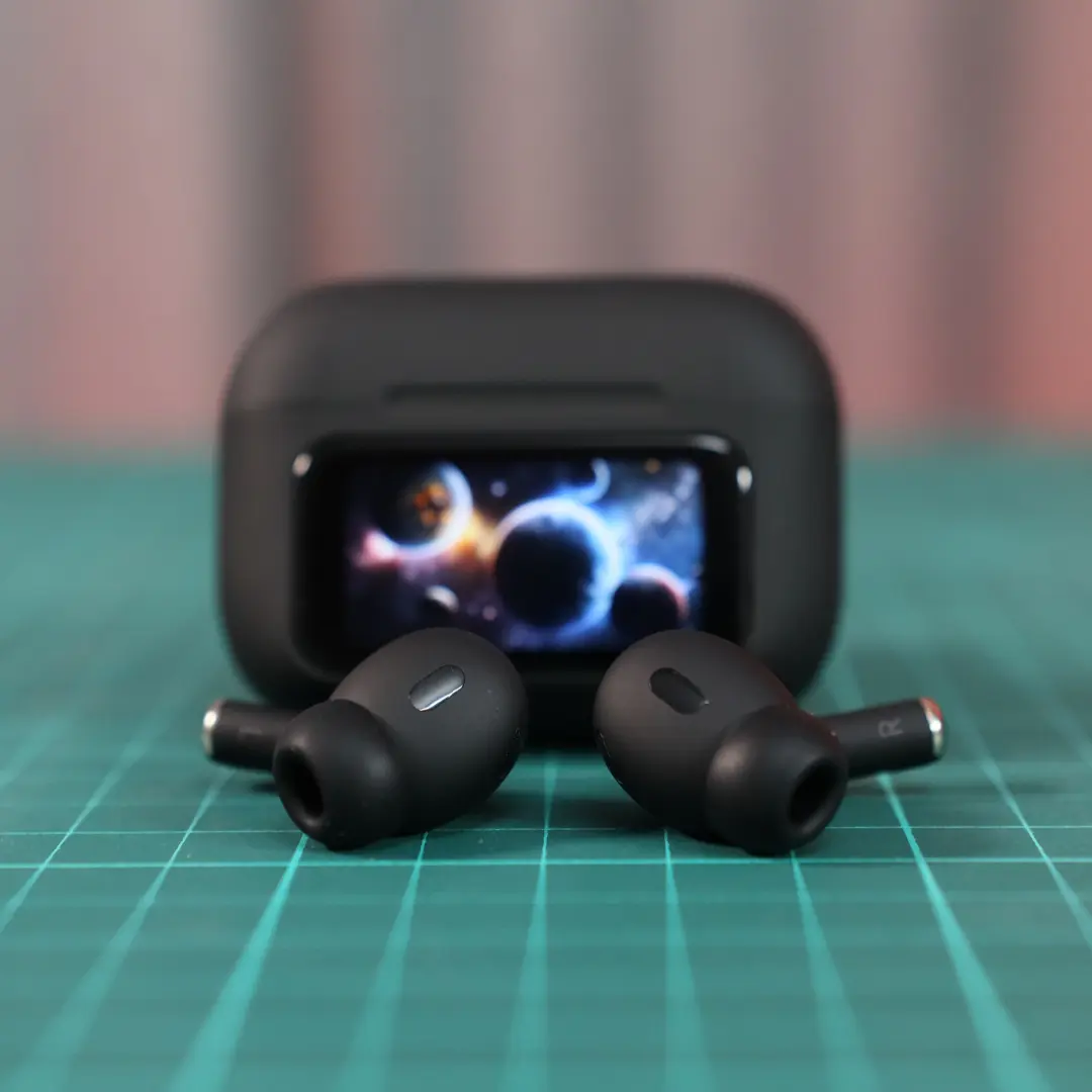 Airpod Pro 2 Generation with Touch Screen Display (Black)